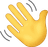 Hand Wave Emoji